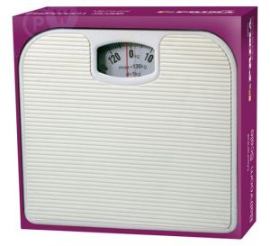 Prima White Bathroom Scale 130kg