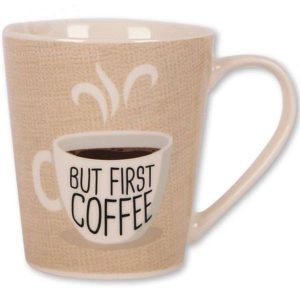 But First Coffee Beige Mug 10oz