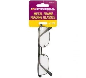 Prima Metal Frame Reading Glasses +1.75