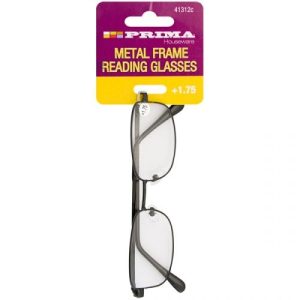 Prima Metal Frame Reading Glasses +1.75