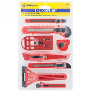 Marksman Assorted Utility Knife Set 8pc