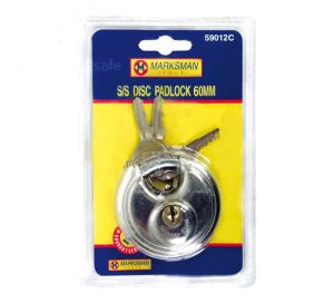 Marksman Stainless Steel Disc Lock 60mm