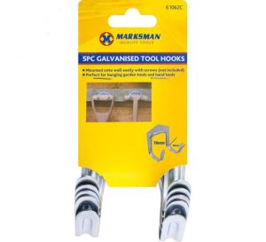 Marksman Galvanised Tool Hooks 5pc