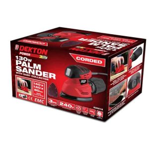 Dekton 130W Power Palm Sander with Dust Collector