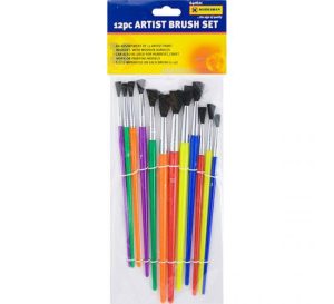 Marksman Wooden Artist Brush Set 12pc
