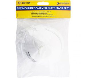 Marksman FFP1 NR Moulded Valved Dust Mask 5pc
