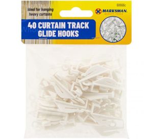 Marksman Track Glide Curtain Hooks Pack Of 40