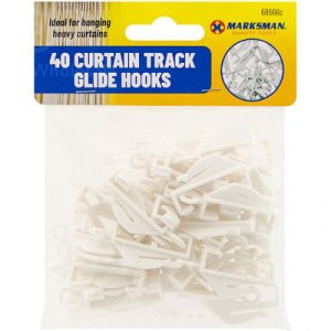 Marksman Track Glide Curtain Hooks Pack Of 40