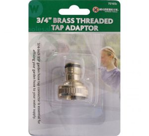 Marksman 3/4" Brass Threaded Tap Adaptor