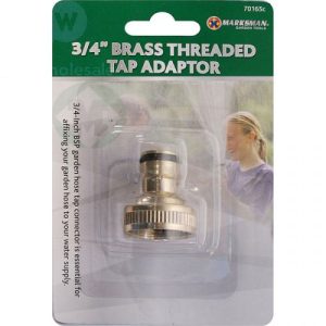 Marksman 3/4" Brass Threaded Tap Adaptor