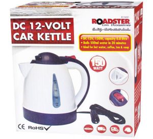 Roadster Dc 12V Car Kettle 0.8l 150W