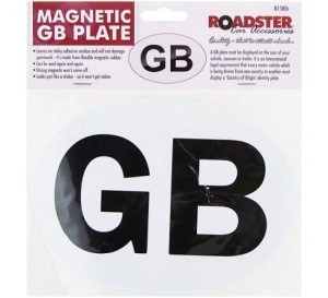 Roadster Magnetic GB Plate Sticker