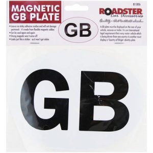 Roadster Magnetic GB Plate Sticker