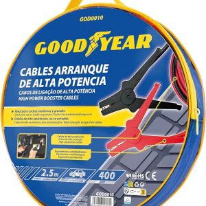 Goodyear 400amp Heavy Duty Booster Cables 2m
