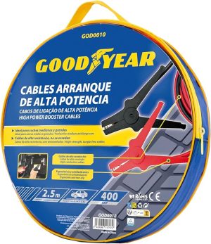 Goodyear 400amp Heavy Duty Booster Cables 2m