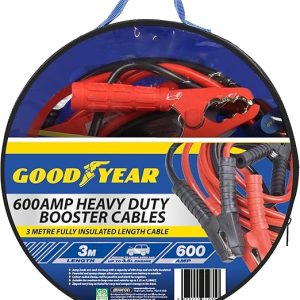 Goodyear 600amp Heavy Duty Booster Cables 3m