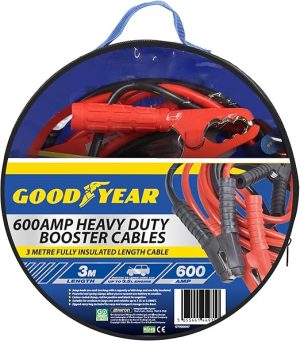 Goodyear 600amp Heavy Duty Booster Cables 3m