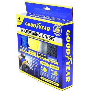Goodyear Microfibre Car Cloth Set Pack of 4