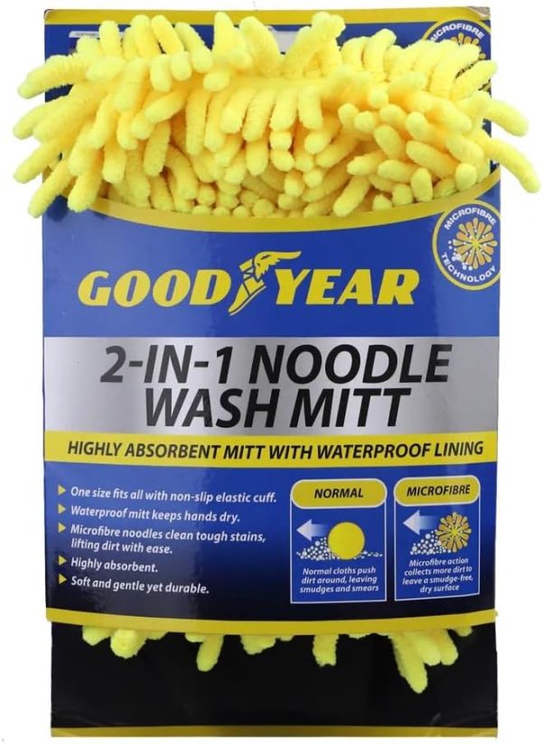 Goodyear 2-In-1 Noodle Wash Mitt