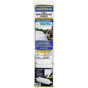 Goodyear 2-in-1 Sun & Winter Windscreen Shield 70cm X 145cm