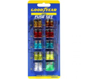 Goodyear Car Fuse Set 20pc
