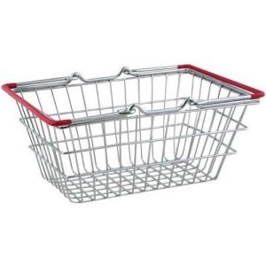 Chrome Mini Shopping Basket