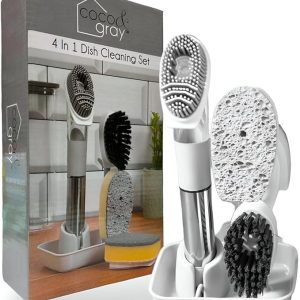 Coco & Gray 4-in-1 Dish Cleaning Set