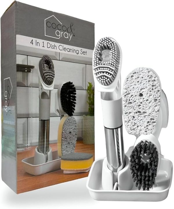 Coco & Gray 4-in-1 Dish Cleaning Set