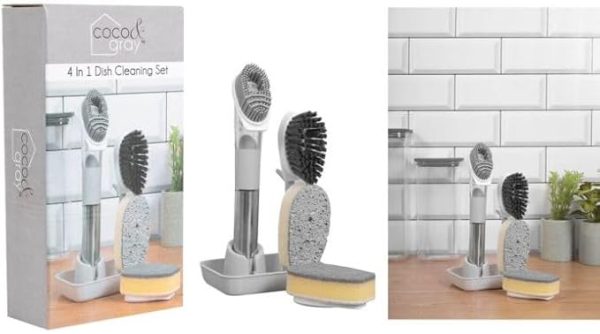 Coco & Gray 4-in-1 Dish Cleaning Set
