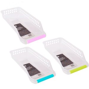 Fridge Freezer Storage Bin Assorted Colours 30 X 13cm