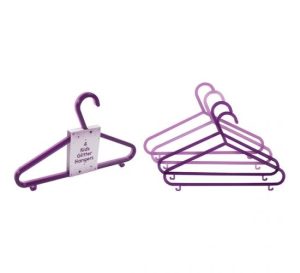 Kids Glitter Coat Hangers Pack Of 4