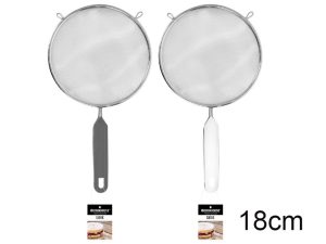 Cookhouse Strainer Sieve 18cm With Handle 3 Colours