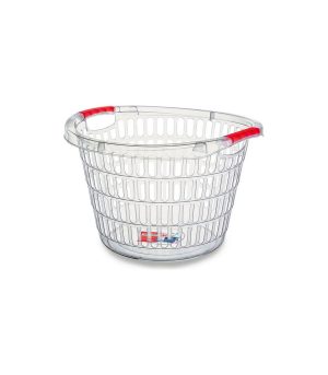 Transparent Rounded Clothes Basket