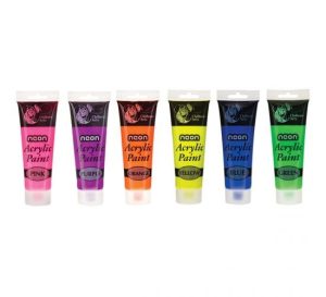 Chiltern Arts Neon Acrylic Paint 120ml