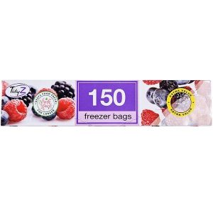TidyZ Freezer Bags 150 Pack 22cm X 28cm