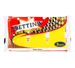 Bettina Car Sponges Pack Of 3