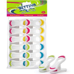 Bettina Extra Large Soft Grip Pegs Pack Of 12