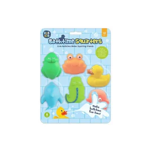 Rub A Dub Bathtime Animal Squirters Pack Of 6