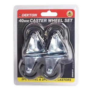 Dekton 40mm Castor Wheel Set 4pc