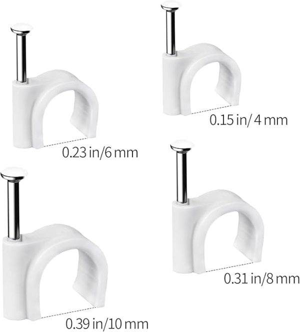 Dekton Round Cable Clip Assortment Mega Pack 390pc