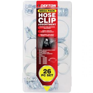 Dekton Hose Clip Assortment Mega Pack 26pc