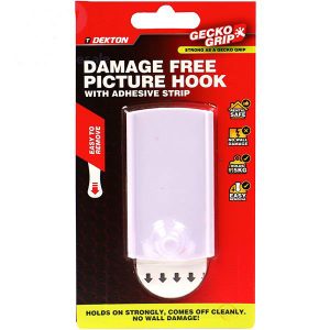 Dekton Gecko Grip Damage-Free Adhesive Picture Hook