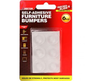 Dekton Gecko Slide Self-Adhesive Furniture Bumpers Pack Of 6