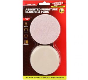 Dekton Gecko Slide Assorted Furniture Sliders & Pads 8pc