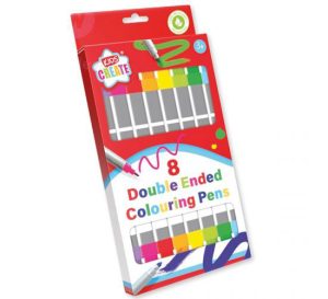 Kids Create Double-Ended Colouring Pens Pack Of 8