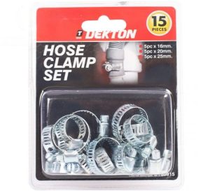 Dekton Hose Clamp Set Pack Of 15
