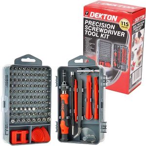 Dekton Precision Screwdriver Tool Kit 115pc