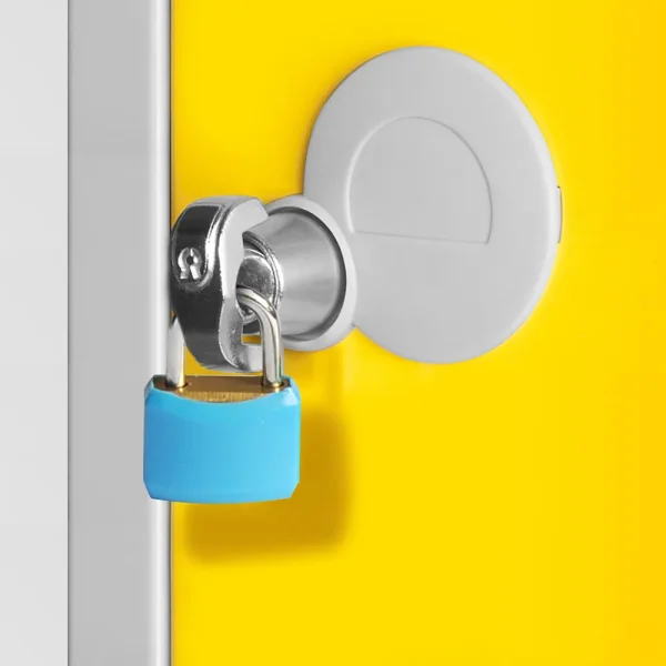 Dekton 20mm Abs Covered Solid Brass Padlock 4pc