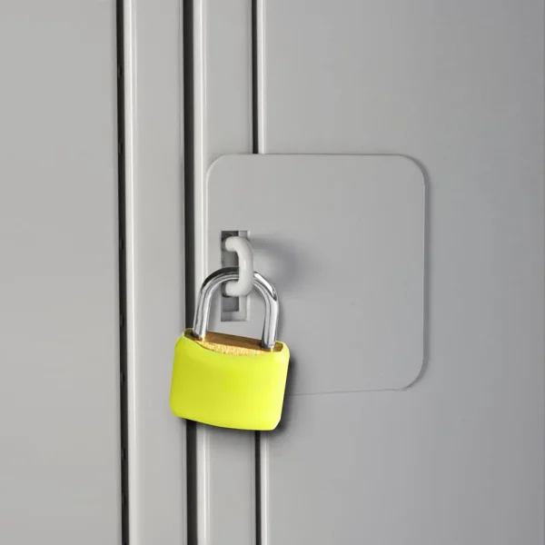 Dekton 20mm Abs Covered Solid Brass Padlock 4pc
