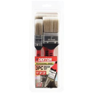 Dekton Professional Grade Paint Brush Set 3pc